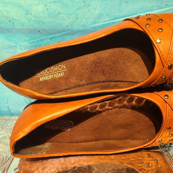 Aero Cushion Shoes, Women's, Casual, Size: 8m Color: Brown - Picture 4 of 8